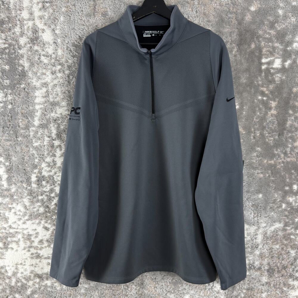 NEW Nike Dri Fit Size XL Athleisure Outdoor Sweater Gray Mock Neck NWT